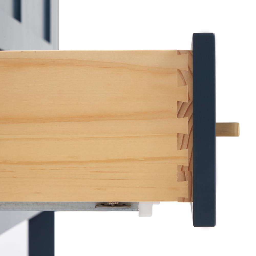 ARIEL Cambridge 43 Inch Midnight Blue Bathroom Vanity with Single Sink, Solid Wood, White Quartz Countertop, 1.5-Inch Edge, Right Rectangular Undermount Sink, 2 Soft Closing Doors, 5 Drawers