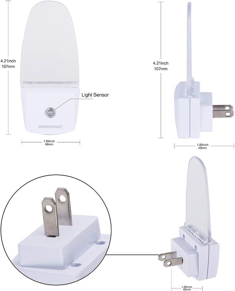 Multicolor RGB LED Night Light with Dusk to Dawn Sensor