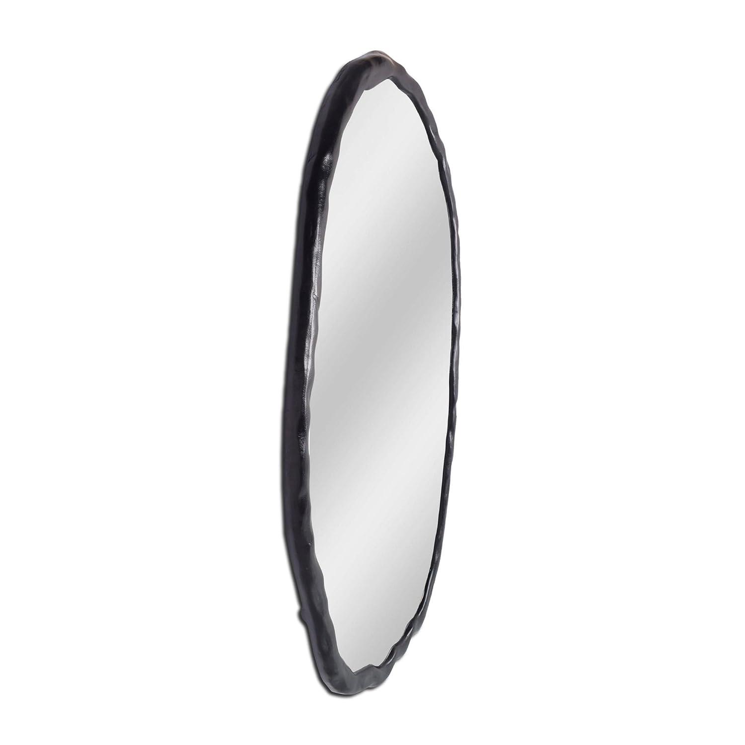 Rogelio Oval Mirror - Black