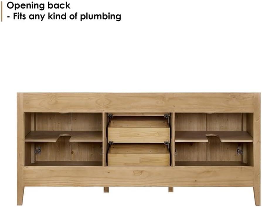 Laurel 71.2" Double Bathroom Vanity Base Only