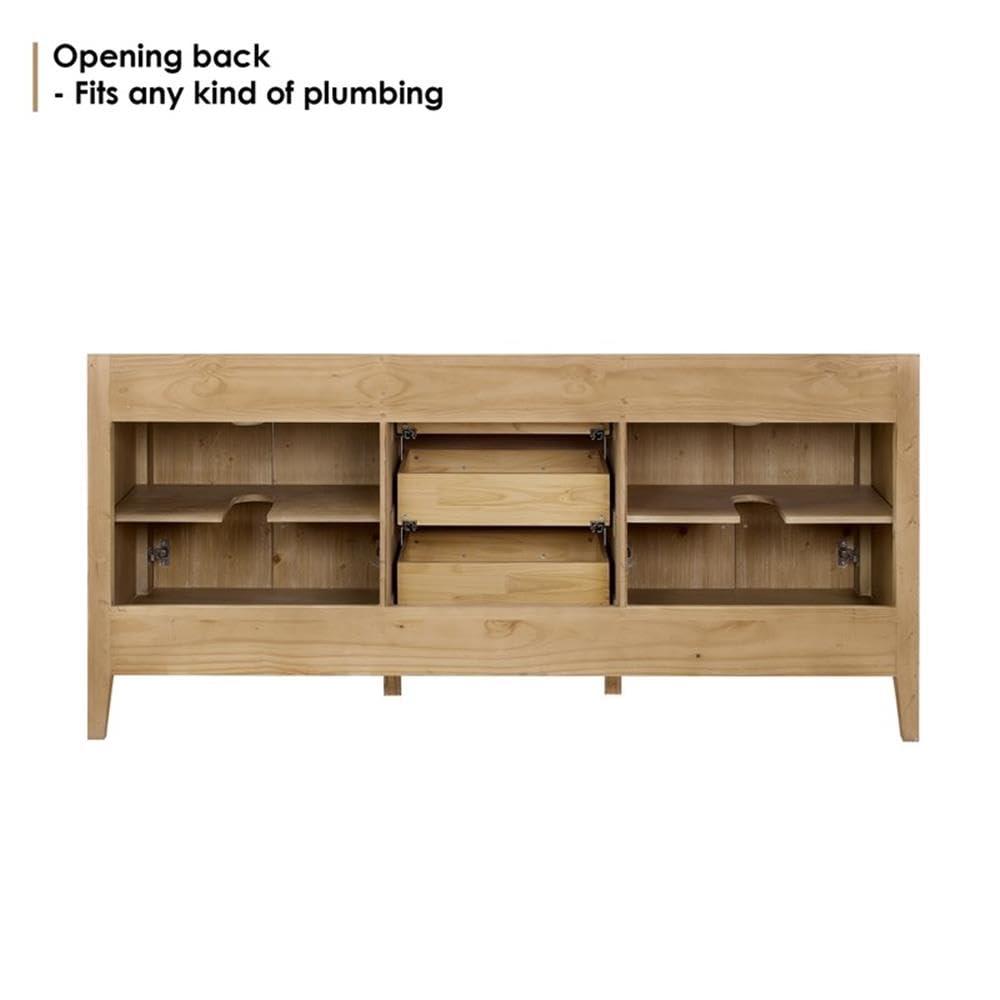 Laurel 71.2" Double Bathroom Vanity Base Only