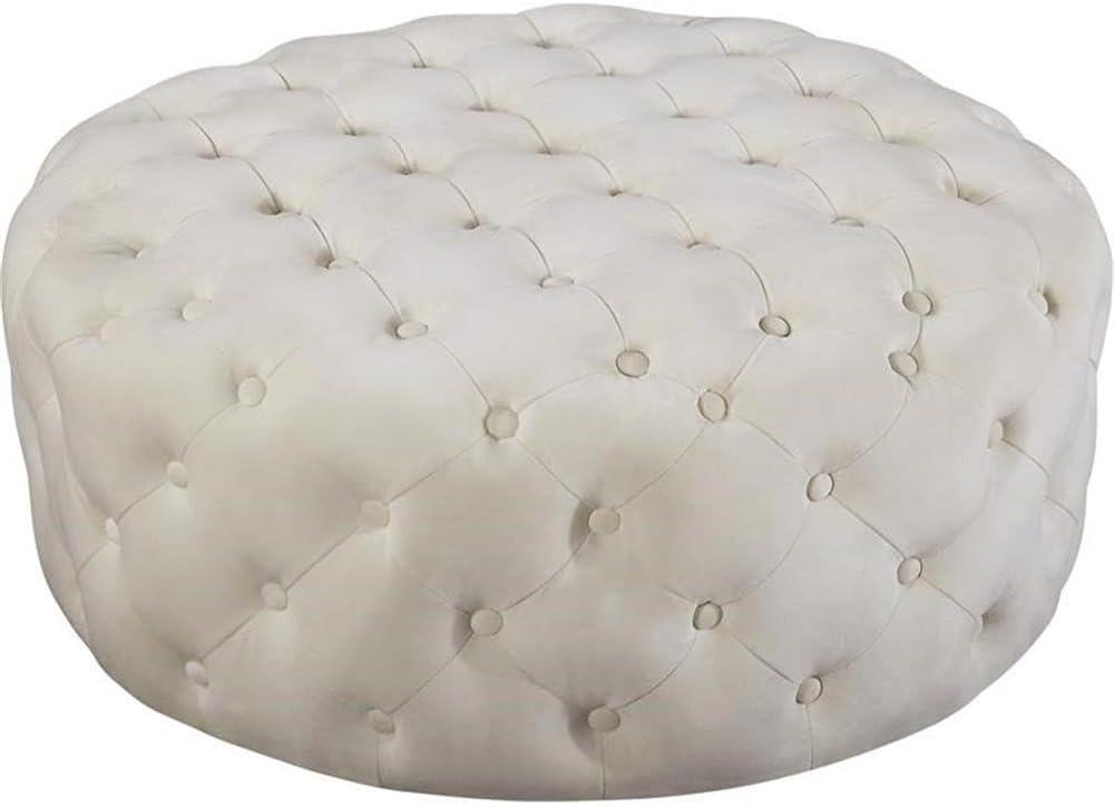 Plattsburgh Velvet Ottoman