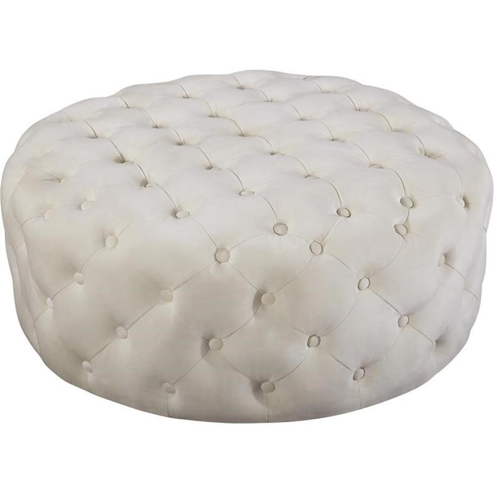 Plattsburgh Velvet Ottoman