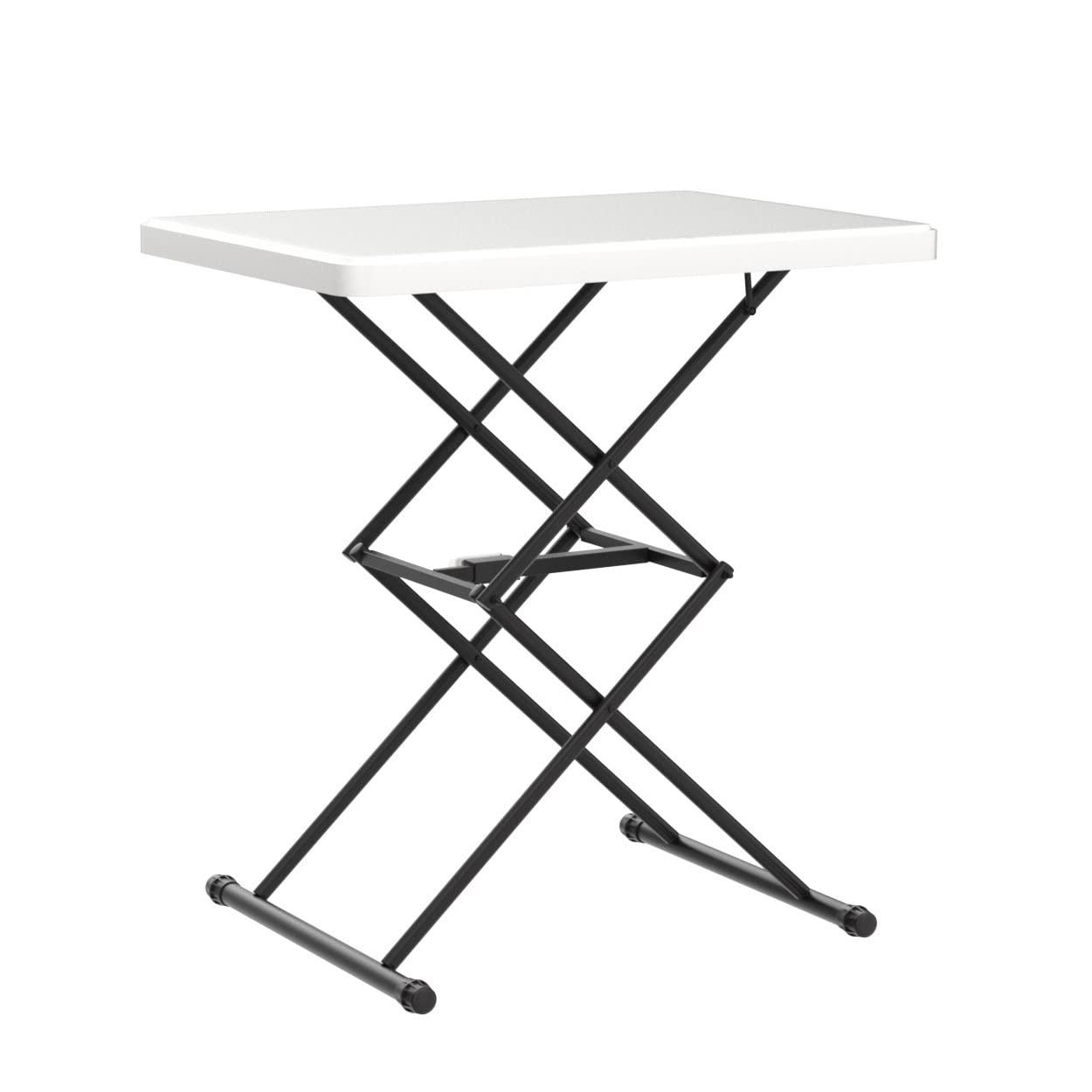 MASMIO 28Inch Height-Adjustable Portable Dinner Table