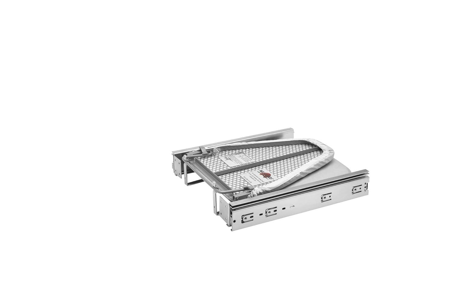 Rev-A-Shelf Rev-A-Shelf Retractable Pull Out Stowaway Closet Ironing Board, Gray