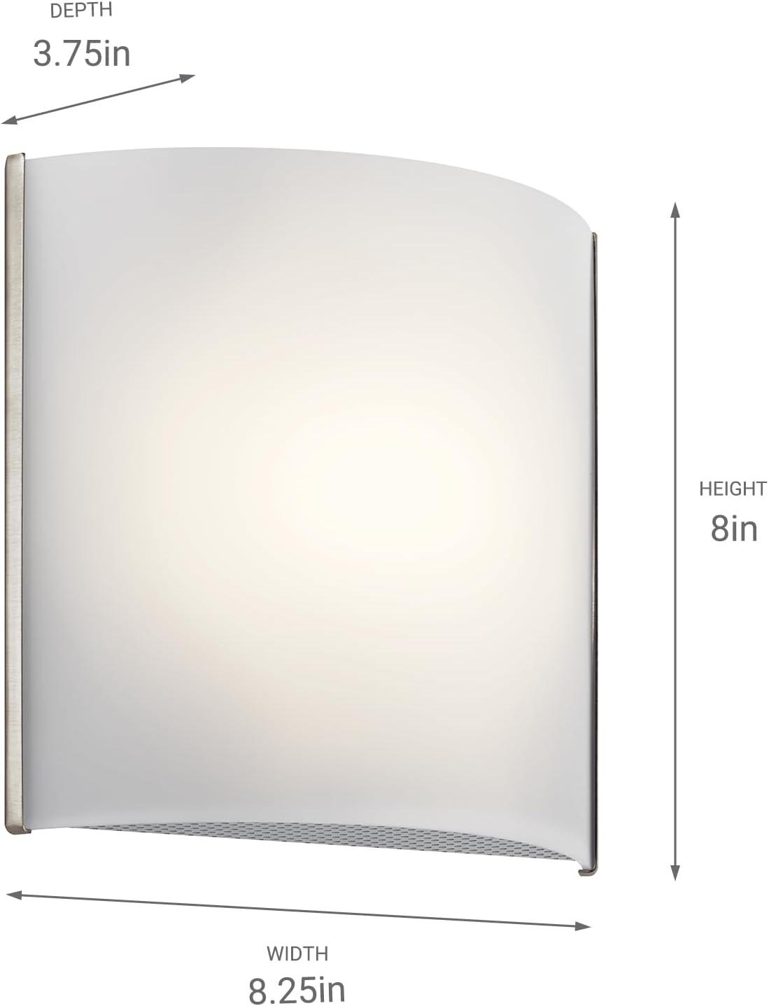 Kichler 10797Led 1 Light 8" High Led Ada Energy Star Wall Sconce - Nickel