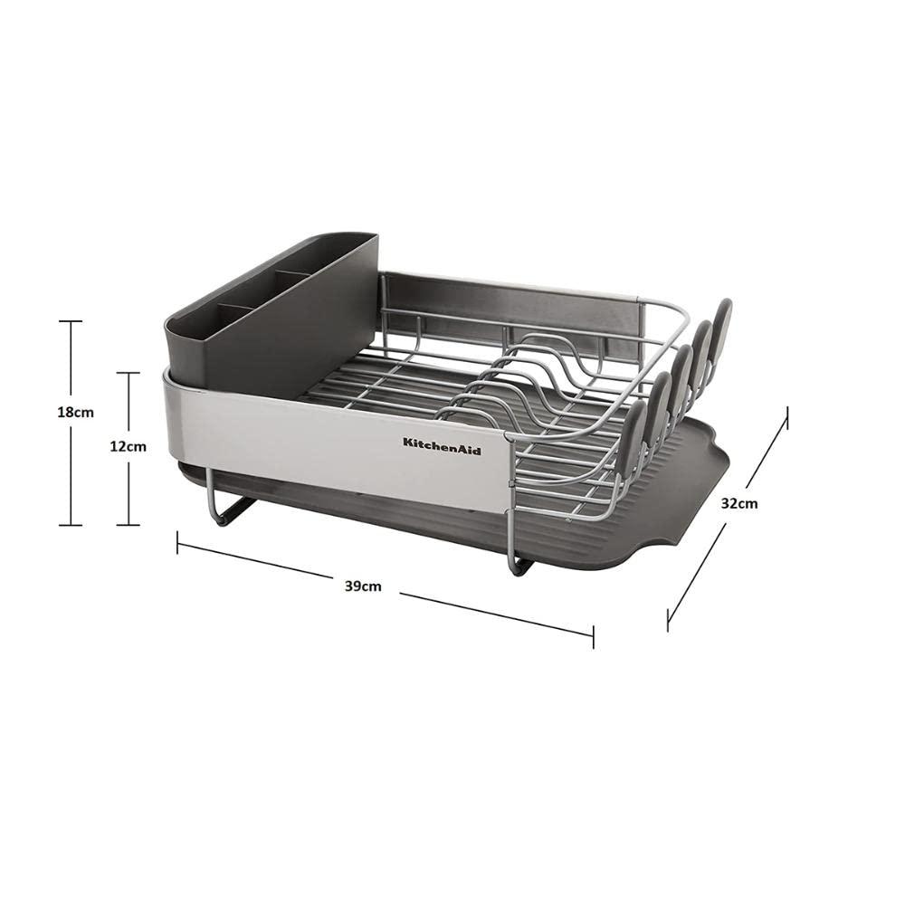 KitchenAid® Compact Stainless Steel Dish Rack, 16.06-Inch