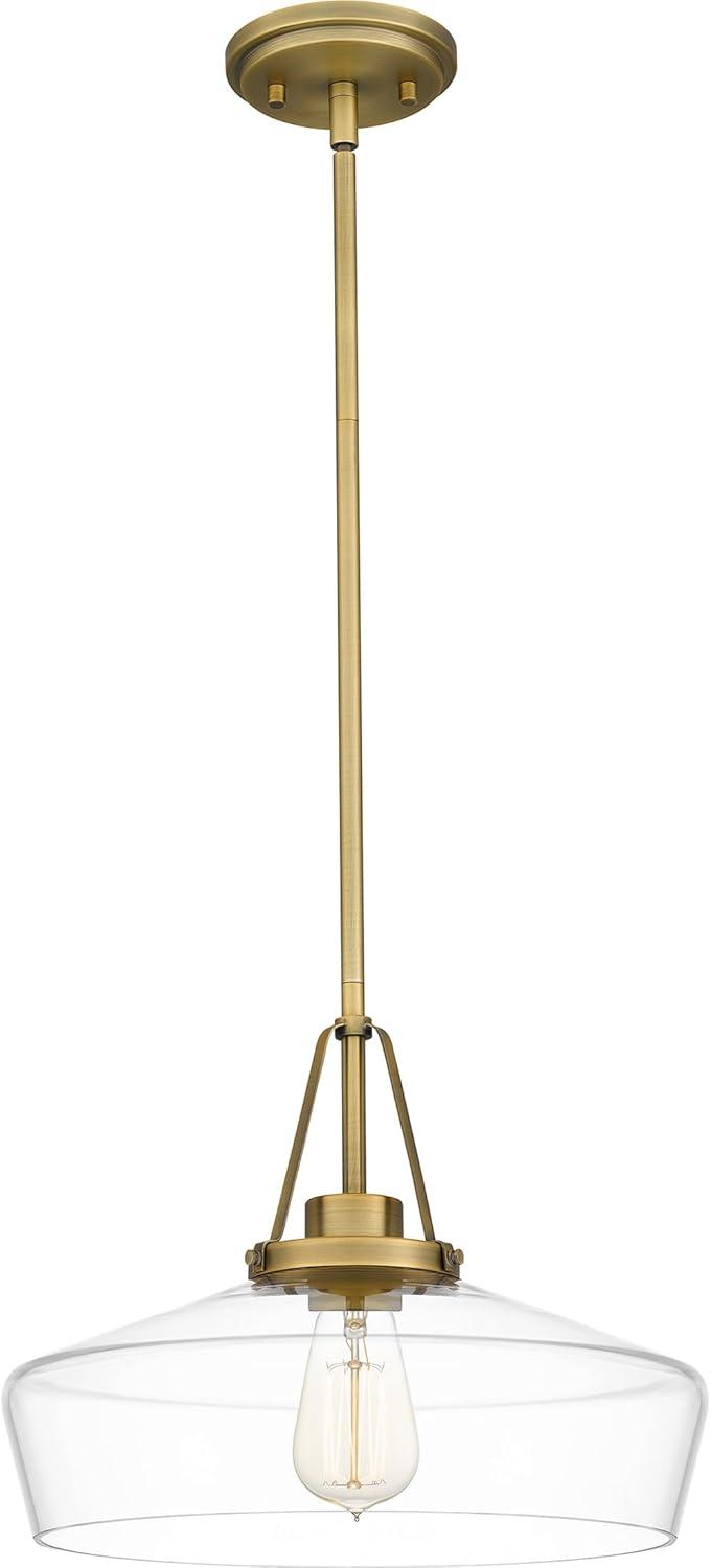 Quoizel Lighting Haven 1 - Light Pendant in  Aged Brass