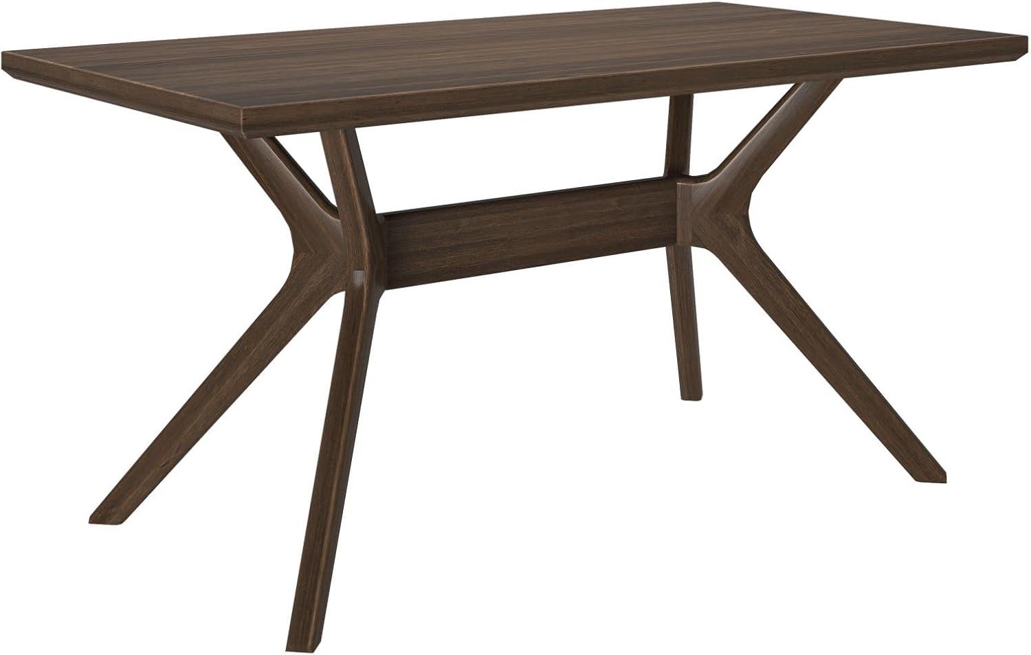 Plank+Beam Solid Wood Verso Dining Bench, 48" Entryway Bench, Minimalist Room Bench, Pecan