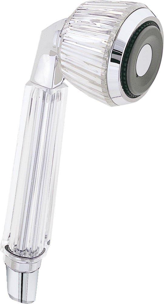 Chrome Handheld Wall Mounted Shower Head with Adjustable Spray