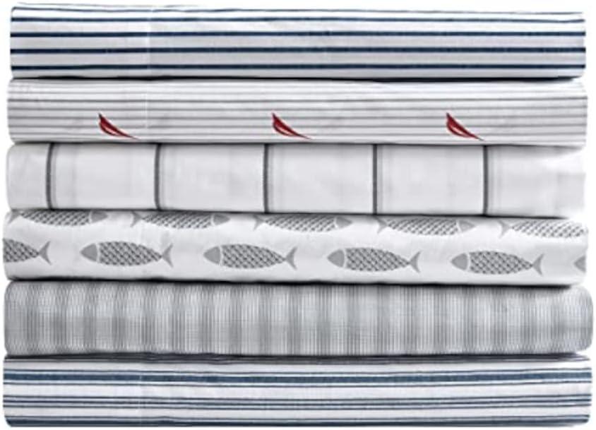 Nautica Nautica Printed Cotton Percale Sheet Sets