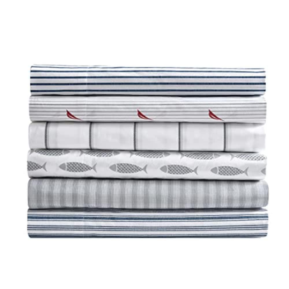 Nautica Nautica Printed Cotton Percale Sheet Sets