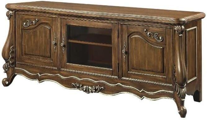 75" Latisha Tv Stand and Console Antique Oak Finish - Acme Furniture