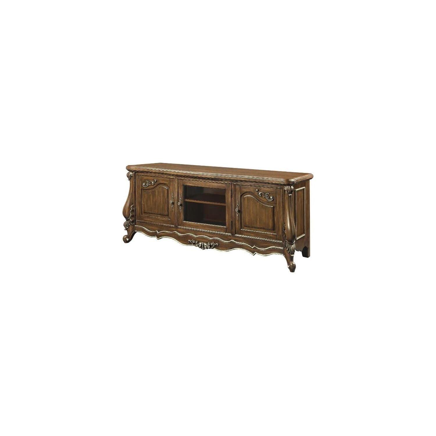 75" Latisha Tv Stand and Console Antique Oak Finish - Acme Furniture