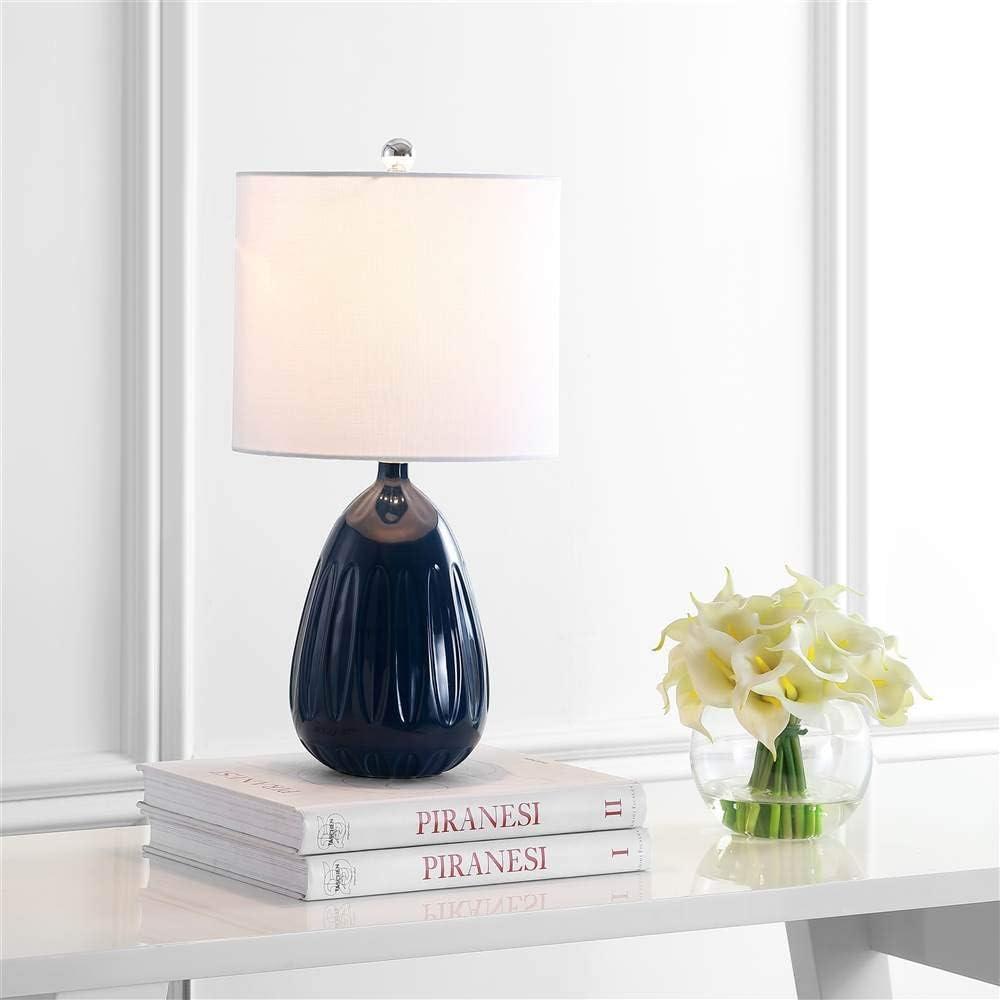 Linnett Table Lamp - 20 Inch Height - TBL4165 - Navy - Safavieh