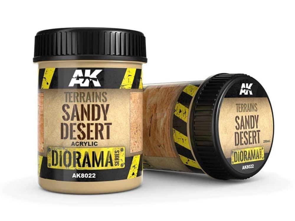 AK-Interactive Terrains Sandy Desert -250ml (Acrylic) New