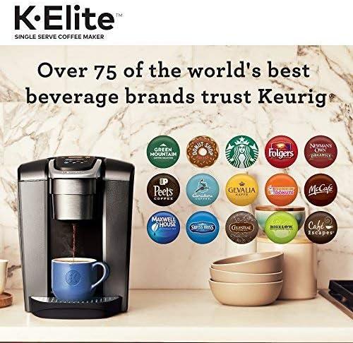 Keurig K-Elite Single-Serve K-Cup Pod Coffee Maker with Iced Coffee Setting and Strength Control