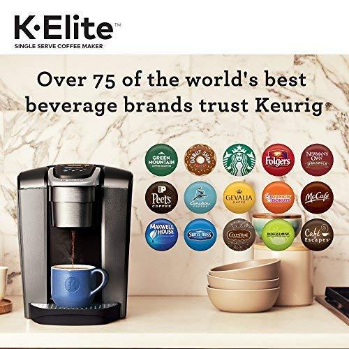 Keurig K-Elite Single-Serve K-Cup Pod Coffee Maker with Iced Coffee Setting and Strength Control