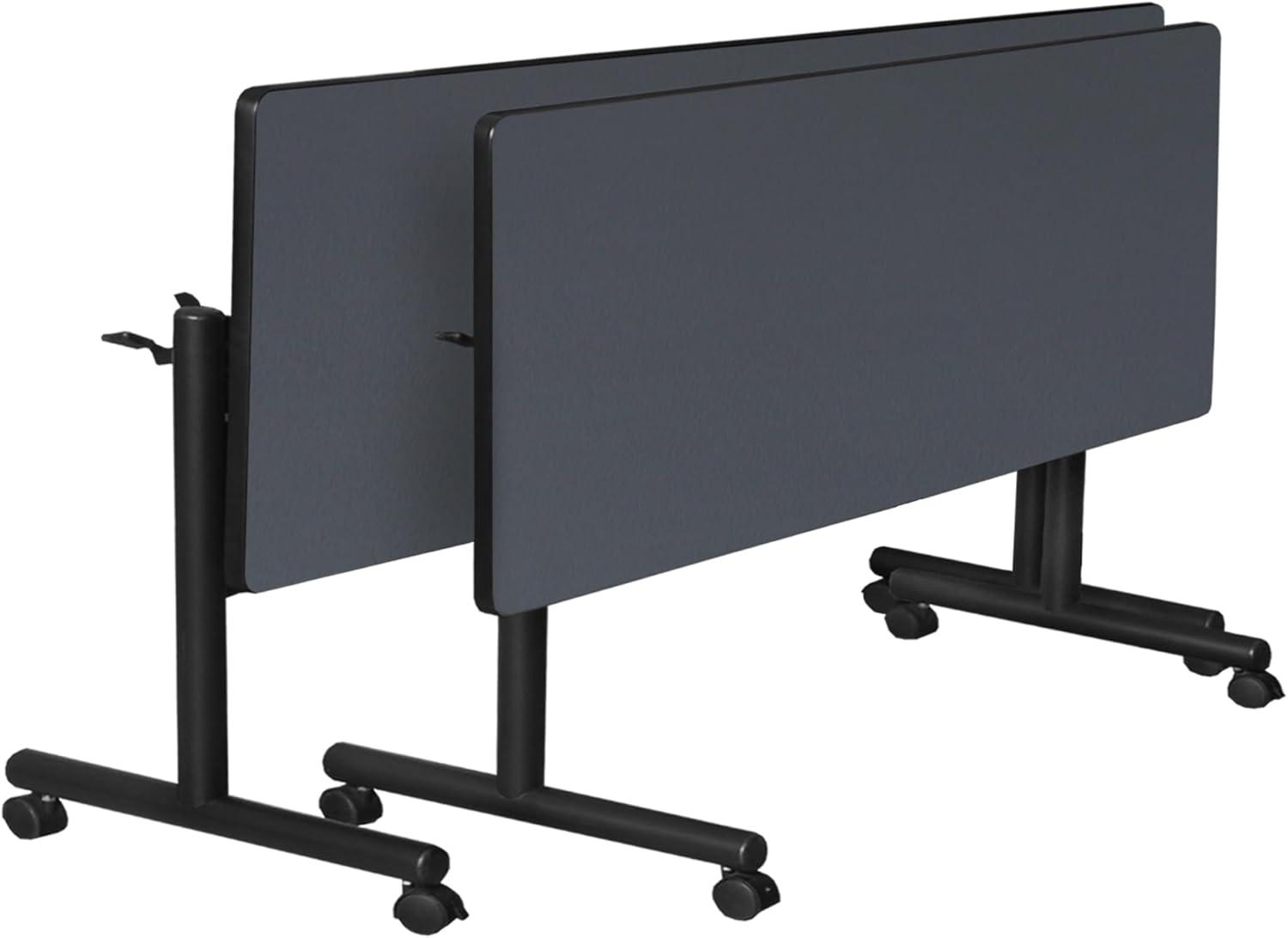 Regency Kobe 48" Flip Top Mobile Training Table- Grey