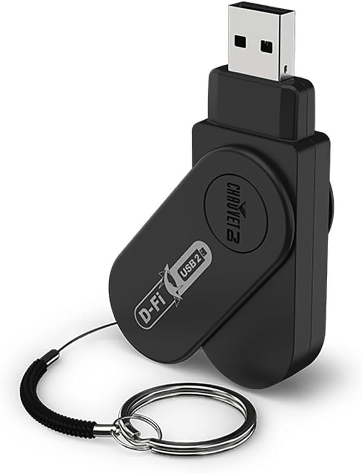 Black Plastic Wireless DMX USB Transceiver
