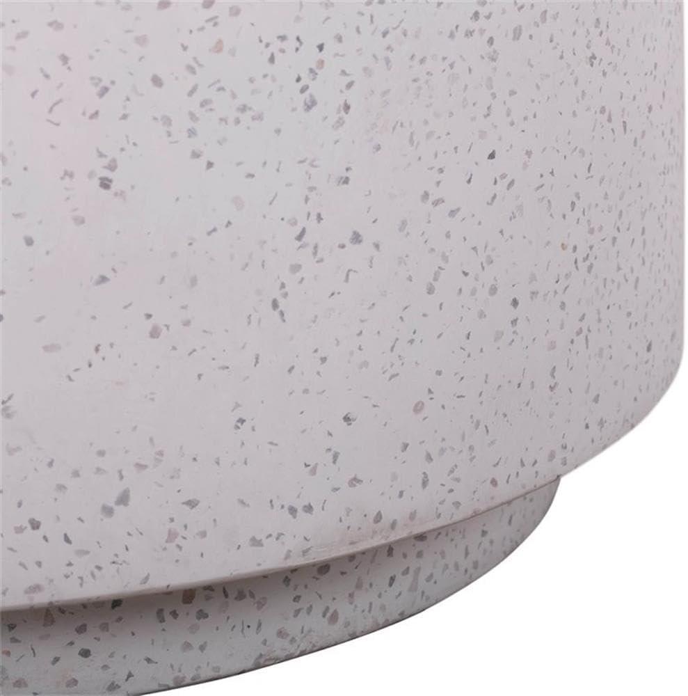 TOV Furniture Terrazzo Light Speckled Side Table