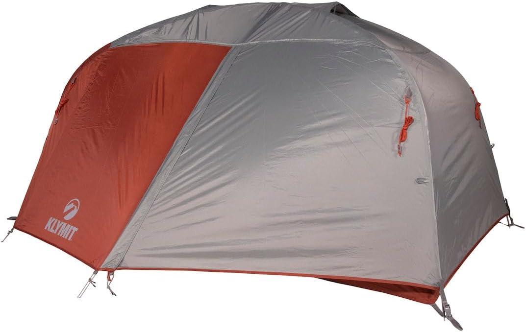 Klymit Cross Canyon 2 Person 3 Season Dome Camping Tent, Red