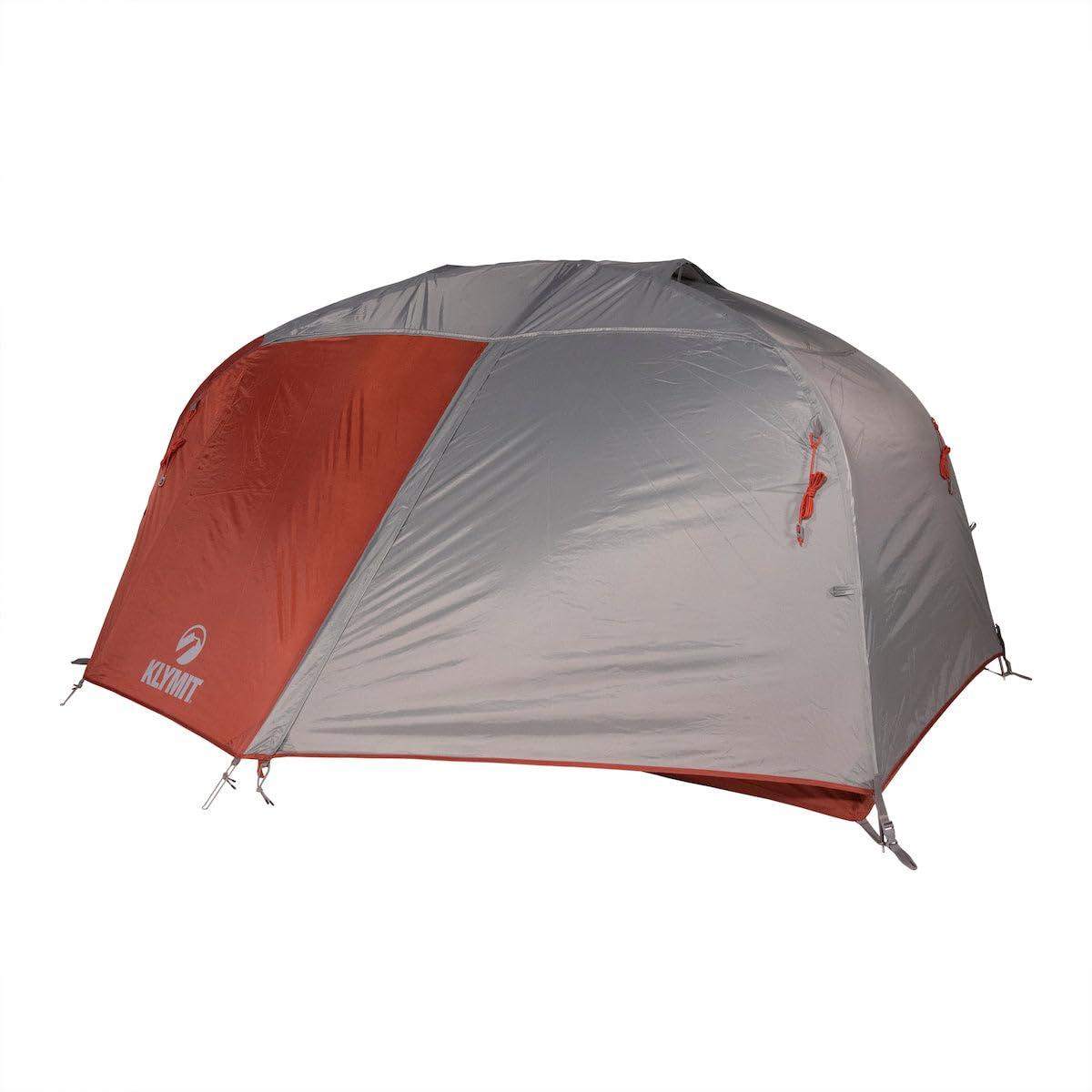 Klymit Cross Canyon 2 Person 3 Season Dome Camping Tent, Red