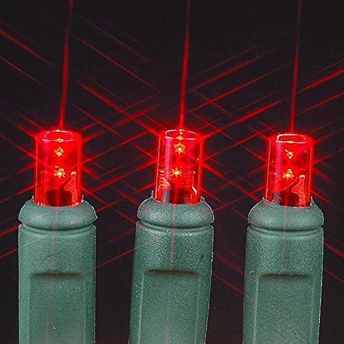 Novelty Lights White LED Mini Lights Holiday Lightings, 8' (20 Count)