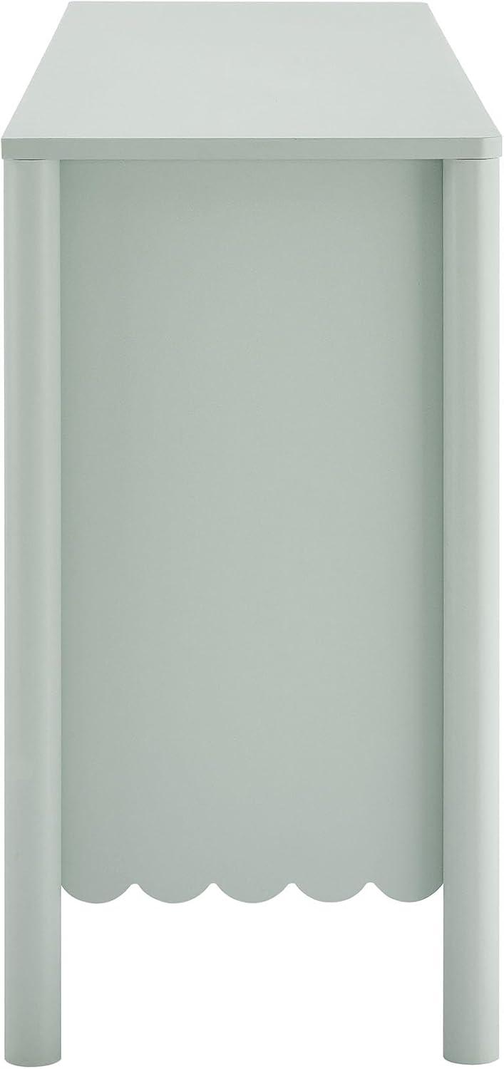 Modway Emmeline 66" 4-Door Scalloped Sideboard Cabinet