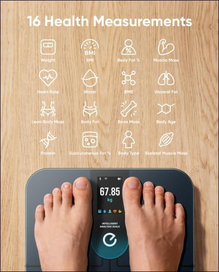 eufy P3 by Anker Wi-Fi Fitness Tracking Smart Scale, 400lb Capacity