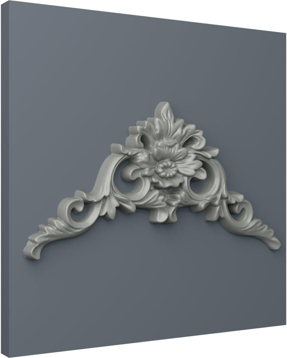 Gray Polyurethane Decorative Applique Onlay for Interior/Exterior