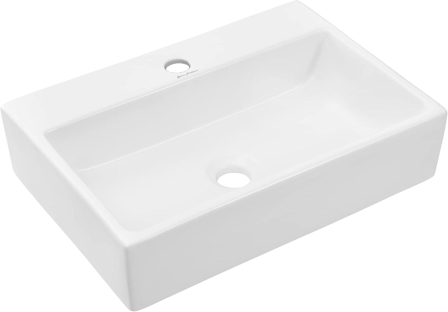 Claire 20 Rectangle Ceramic Vessel Sink