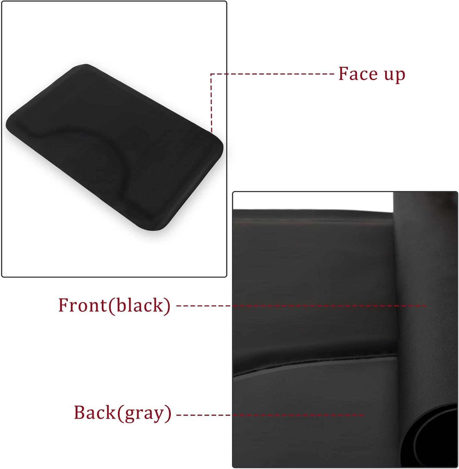 Goujxcy 3′x4.5′x1/2" Thick Anti Fatigue Salon Chair Mat for Hair Stylist, Comfort Beauty Salon Floor Mats Hair Salon Chair Mat for Barbershop Beauty Styling Chair (Semi Circle 1)