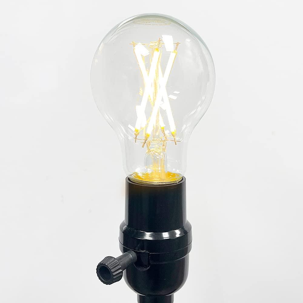 Maxxima Dimmable LED A19 Edison Light Bulb, 60 Watt Equal, 2700K Warm White 800 Lumens (6 Pack)