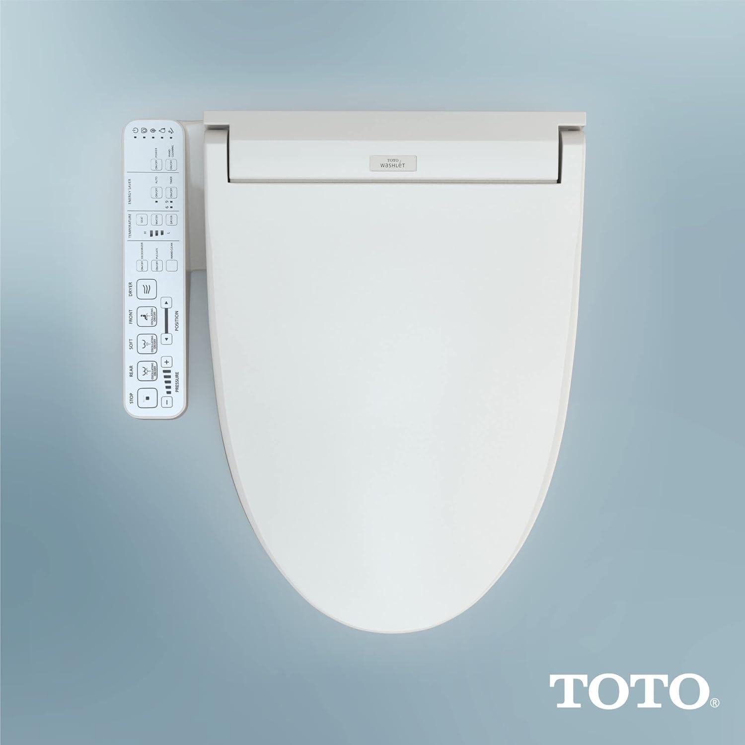 Sedona Beige Modern Electric Bidet Toilet Seat with Eco-Friendly Features