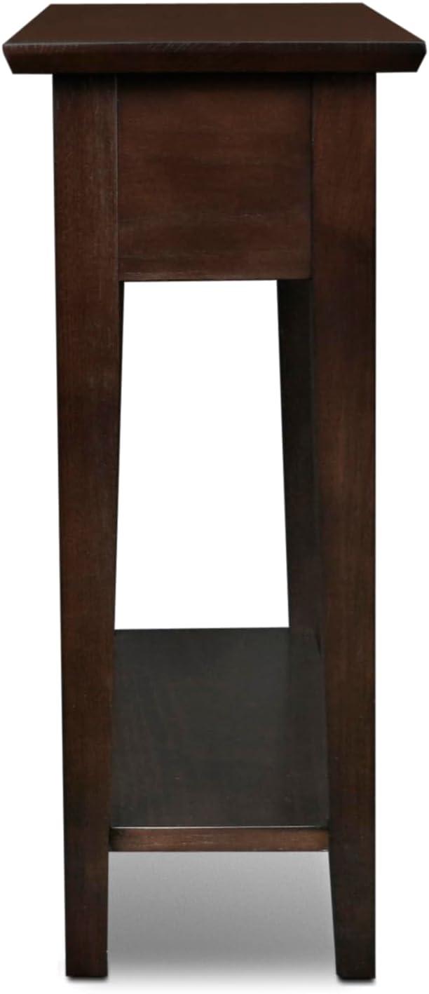 Design House Chairside Table in Chocolate Oak