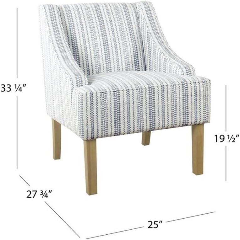 Classic Swoop Accent Armchair - HomePop