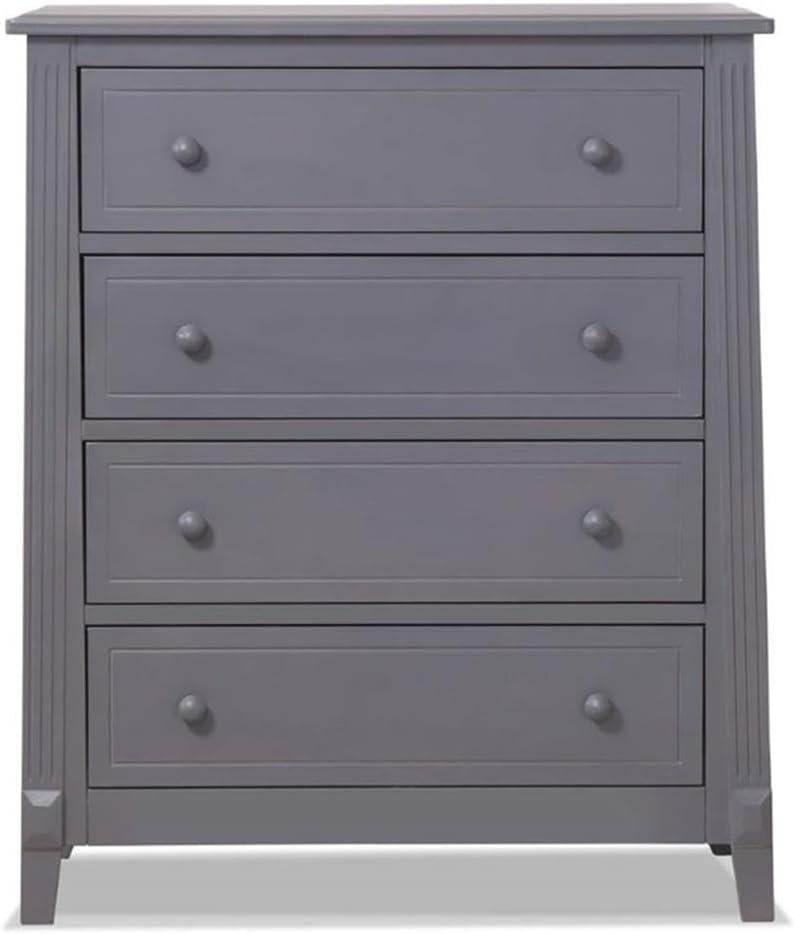 Sorelle Berkley 4 Drawer Chest Dresser Gray