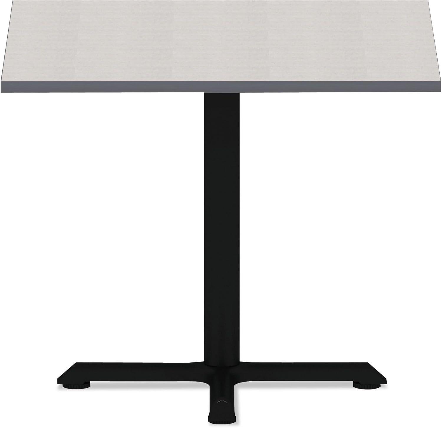 Reversible White and Gray Laminate Square Table Top