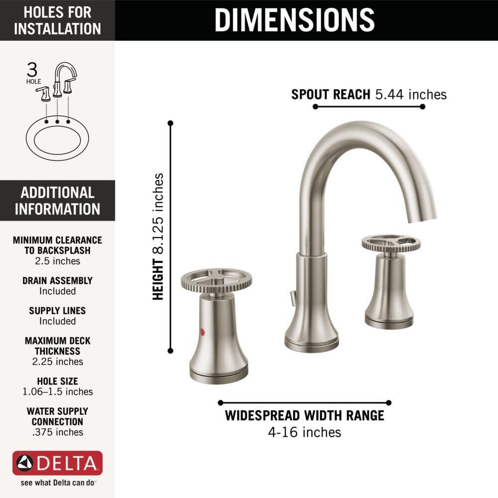 Trinsic Two Handle Widespread Bathroom Faucet