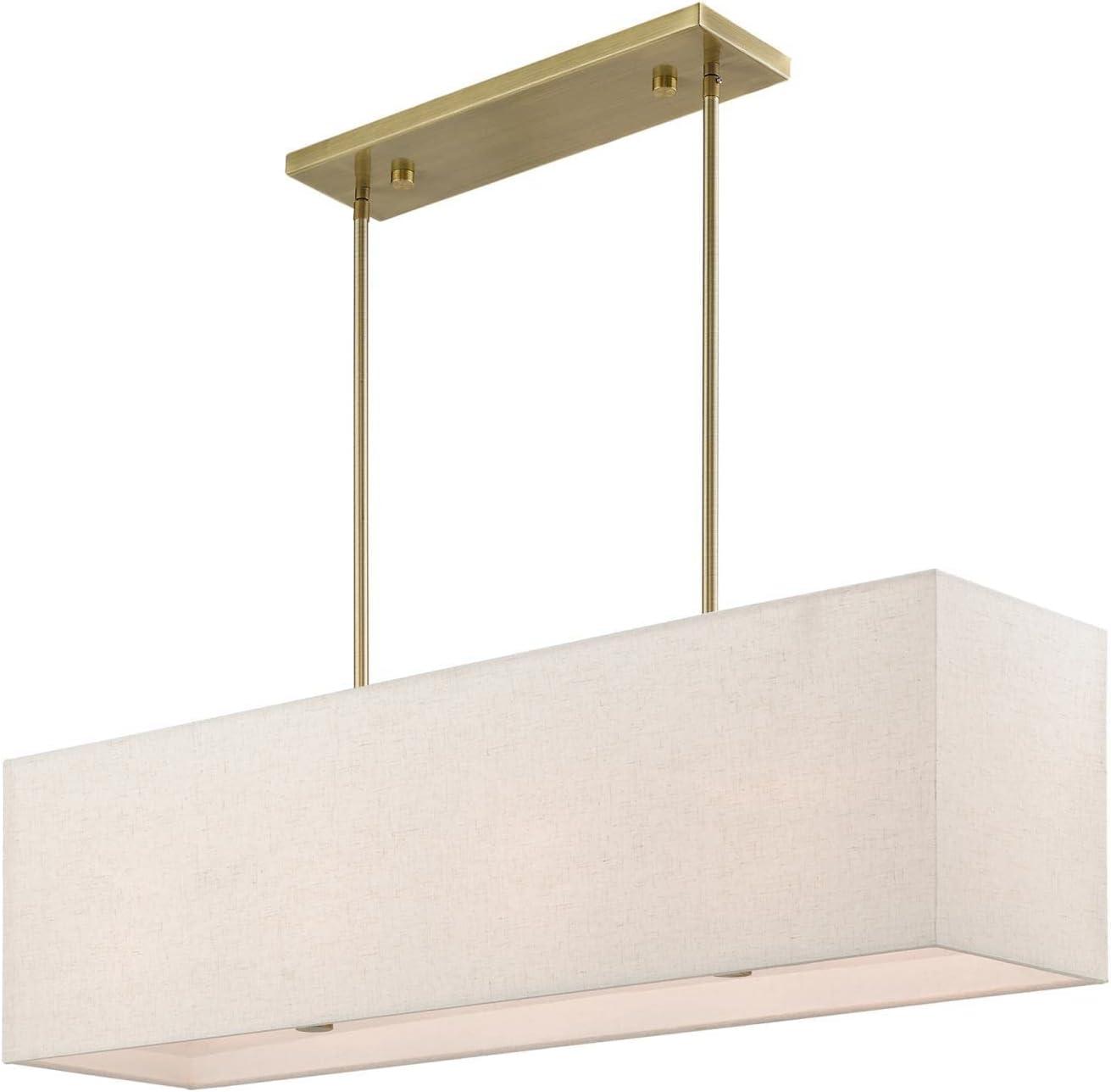 Livex Lighting Summit 4 - Light Chandelier in  Antique Brass