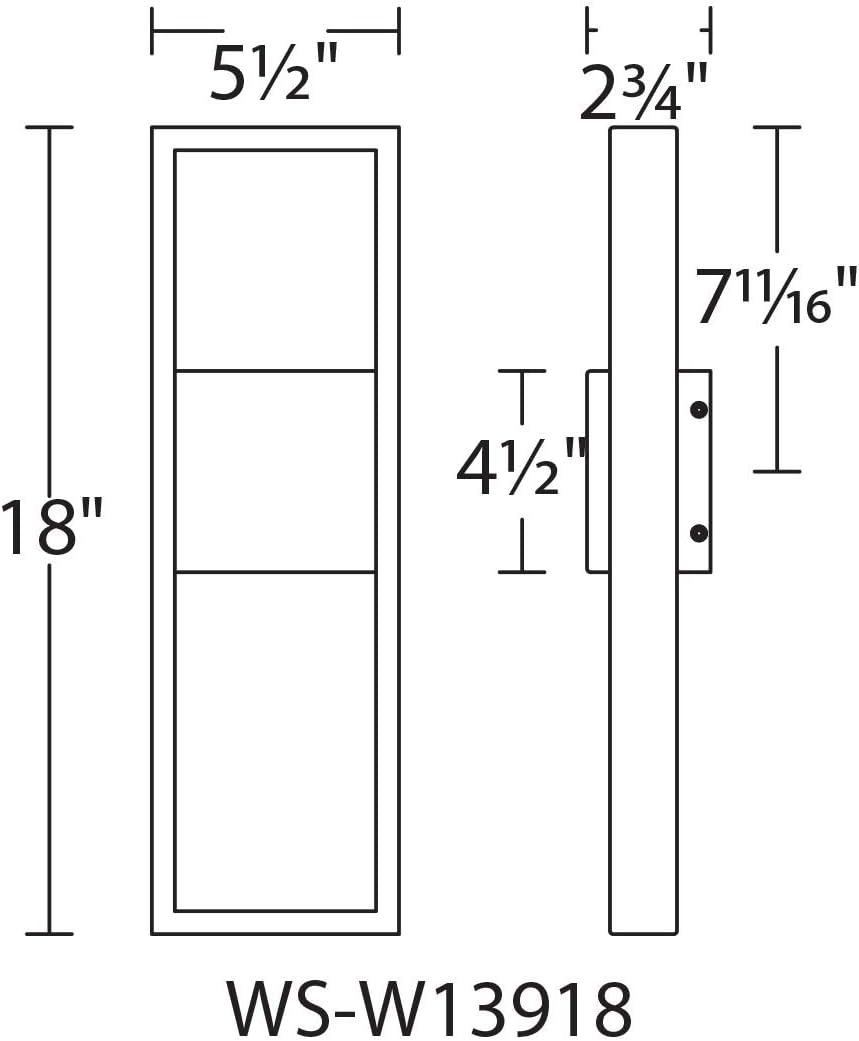 Archetype Aluminum LED Wall Light