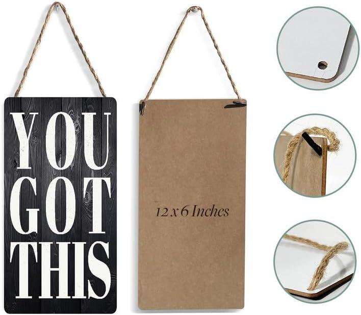 Wood Door Sign Aloha - Acronym - Hawaiian Sign Hanging Printed Wooden Plaque Decor, Wall Art Decor Home Office Door Decoration 6X12 Inch C23