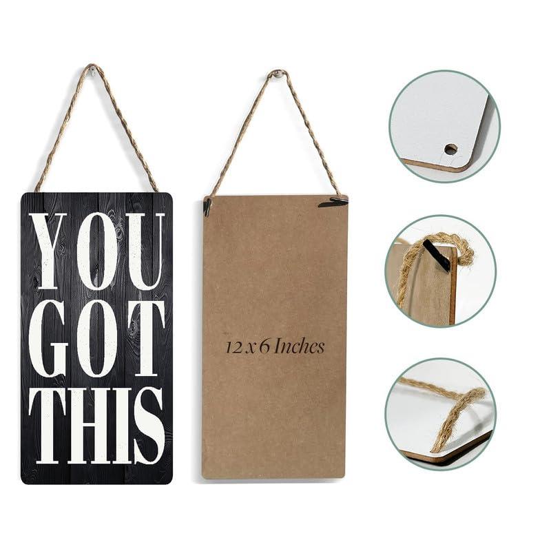 Wood Door Sign Aloha - Acronym - Hawaiian Sign Hanging Printed Wooden Plaque Decor, Wall Art Decor Home Office Door Decoration 6X12 Inch C23