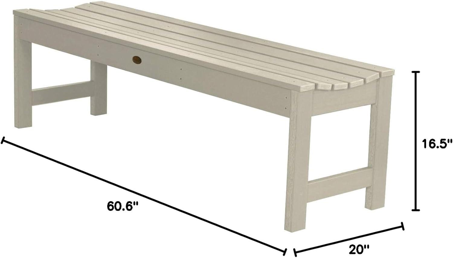 highwoodÂ® Eco-Friendly Recycled Plastic Lehigh Picnic Bench, 5'