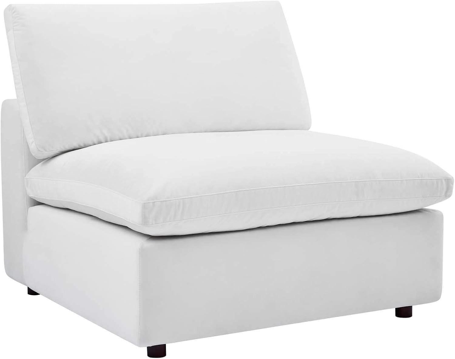 Modway Commix Down Filled Overstuffed Performance Velvet 3-Seater Sofa