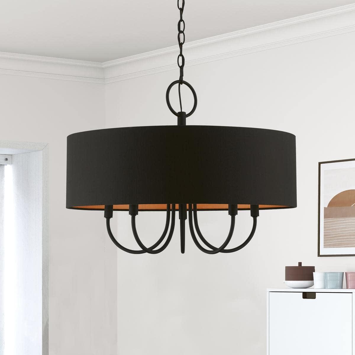 Livex Lighting Bradhurst 5 - Light Pendant in  Black