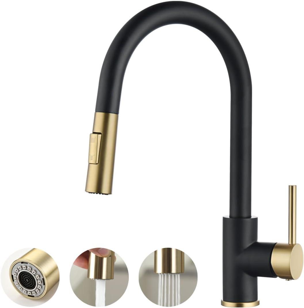 VIBRANTBATH Pull Out Kitchen Faucet