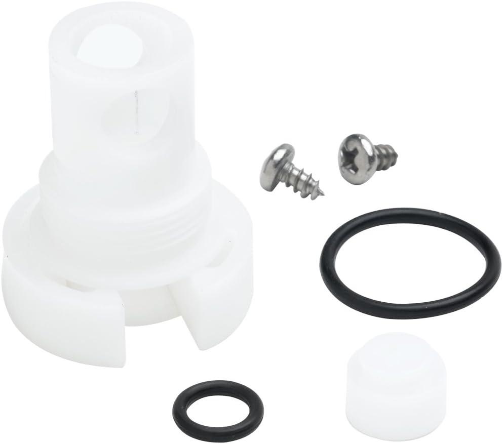 Small White and Black Vacuum Breaker Repair Kit