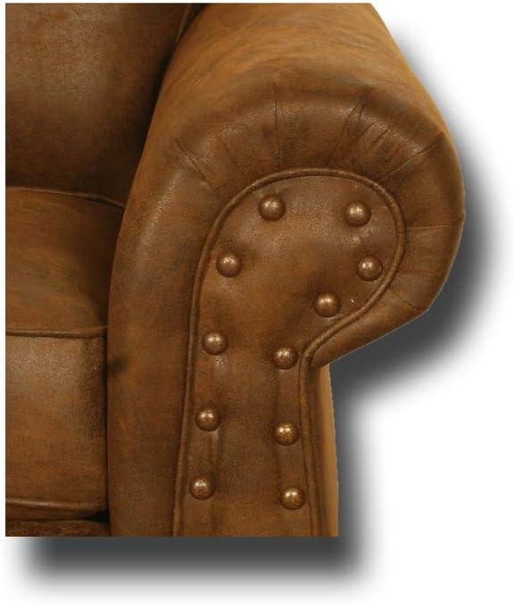 American Furniture Classics Traditional Microfiber Sedona Sofa in Brown